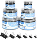 Binder Clips Assorted Sizes Including Extra Large Medium Small Mini and Micro by POPUFOX