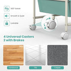 DORTALA 15-Drawer Rolling Storage Cart - Image 5