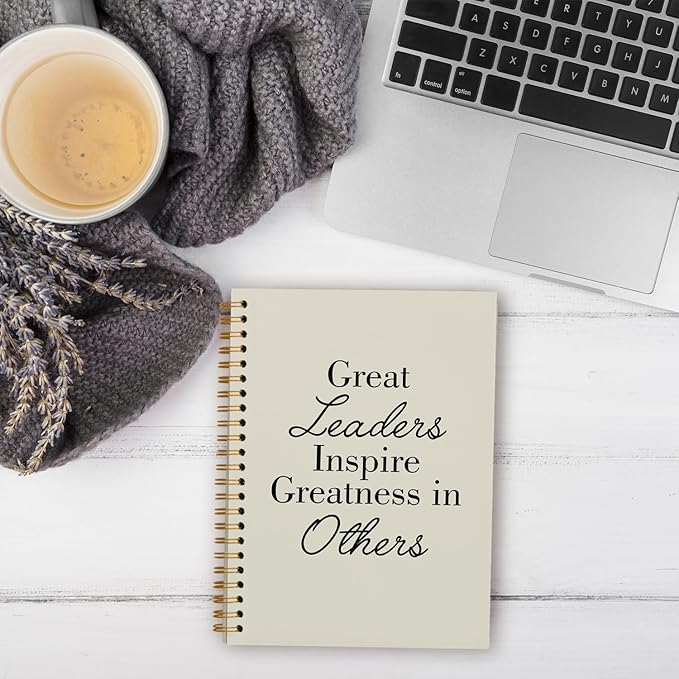 OXW Beige Notebooks for Work, Employee Appreciation Gifts, Leadership Gifts - Image 7
