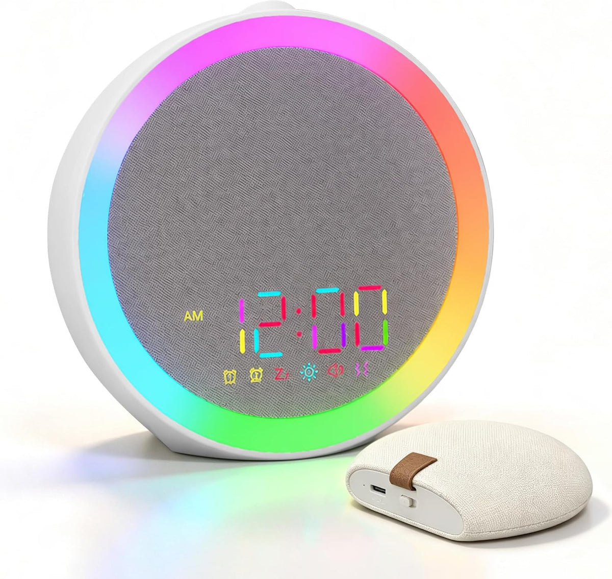 alarm clock for heavy sleepers, loud vibrating alarm, main product view