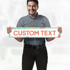 Custom Sign, Custom Street Sign, 11 Font Colors, 13 Font Styles, 4 Hole Options - Image 2