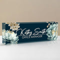 Personalized Name Plate for Desk, Custom Desk Name Plate, Acrylic Name Plate by EOBIBIFUN