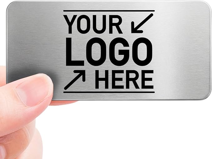 Magnet Me Up Custom Metallic Name Tag Badge by MagnetMeUp