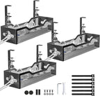 Under Desk Cable Management Tray 3 Pack, Cable Management Under Desk No Drill by Litwaro