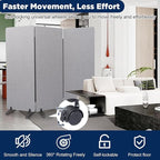 Sound Proof Dividers w/Wheels, Portable Office Wall Divider - Image 3