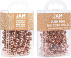 JAM PAPER Colorful Push Pins - Image 2