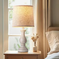 22" farmhouse table lamps set of 2, rustic, main product view