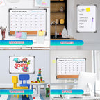 Monthly Calendar Whiteboard Dry Erase Cork Board Combination - Image 3