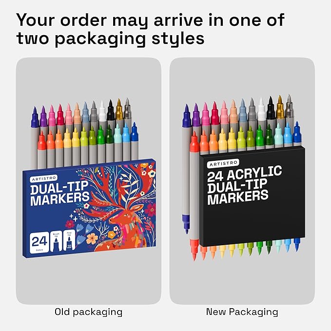 ARTISTRO 24 Acrylic Paint Markers - Image 10