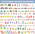 CLOCK KING 156pcs 3D Cute Kids Erasers, Random Desktop Pet Toys Gifts, - Image 5