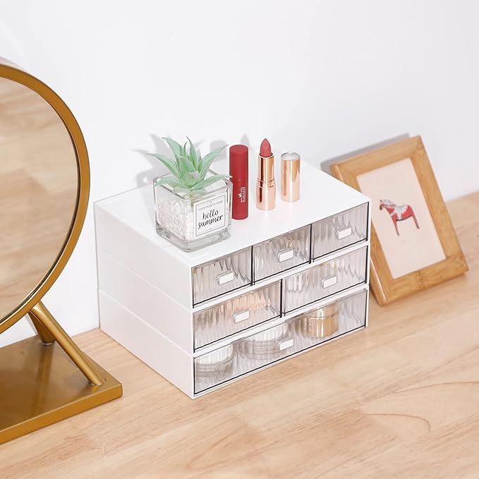 Ykpokir Desktop Organizer with Drawers Stackable Storage Stackable Drawers 3 - Image 5