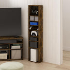 Furinno Indo DVD Shelf, 8-Tier CD Rack, Media Shelf - Image 2