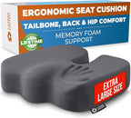 5 STARS UNITED Seat Cushion for Tailbone Pain Relief – Memory Foam Cushion for by 5STARSUNITED