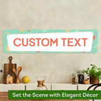 Custom Sign, Custom Street Sign, 11 Font Colors, 13 Font Styles, 4 Hole Options - Image 4