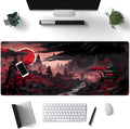 Riverside Full Moon Desk Pad Black Red Desk Mat Japanese Anime Extended XXL by Mechanical+Cattle