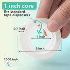 OWLKELA 4 Rolls Transparent Tape Refills, All-Purpose Transparent Glossy Tape - Image 2