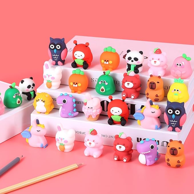 30 PCS Cute Pencil Sharpener for Kids Handheld Pencil Sharpener Bulk Kawaii - Image 6