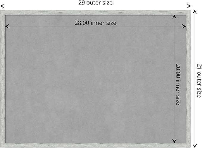 Amanti Art Silver Framed Magnetic Board 21x29 Medium Vision Board - Image 4