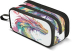 BOENLE Watercolor Dragon Pencil Case Box Boys Girls Large Pencil Pouch by BOENLE-WELCOMEYOURCOMING