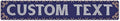 Custom Sign, Custom Street Sign, 11 Font Colors, 13 Font Styles, 4 Hole Options by MySignCenter