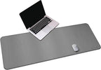 CENNBIE Leather Desk Mat, Extended Non-Slip Mouse Pad, Waterproof PU Leather