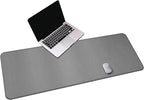 CENNBIE Leather Desk Mat, Extended Non-Slip Mouse Pad, Waterproof PU Leather by CENNBIE