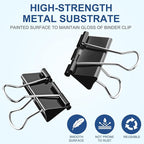 Medium Binder Clips 1.25 Inch - Image 3
