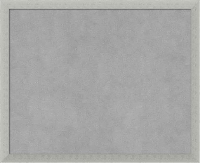 Amanti Art Silver Framed Magnetic Board 18x22 Small Vision Board by AmantiArt
