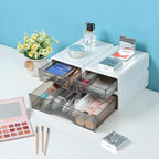 OSteed White Desktop Drawers for Paper, Stackable Office Storage Drawers for - Image 2