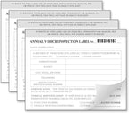 Annual Vehicle Inspection Report Form 25-pk 3-Ply Carbonless, 8.5" x 11.75" + - Image 5
