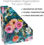 Global Printed Products Designer Printed Desk Organizer Set, Includes Letter - Image 3