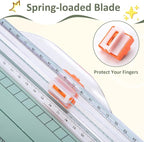 2 Set A4 Paper Cutter 12 Inch Titanium Paper Trimmer Scrapbooking Tool - Image 2