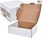 WINHPH Shipping Boxes Set of 20, Literature Mailer Box Packaging Supplies by Unknown