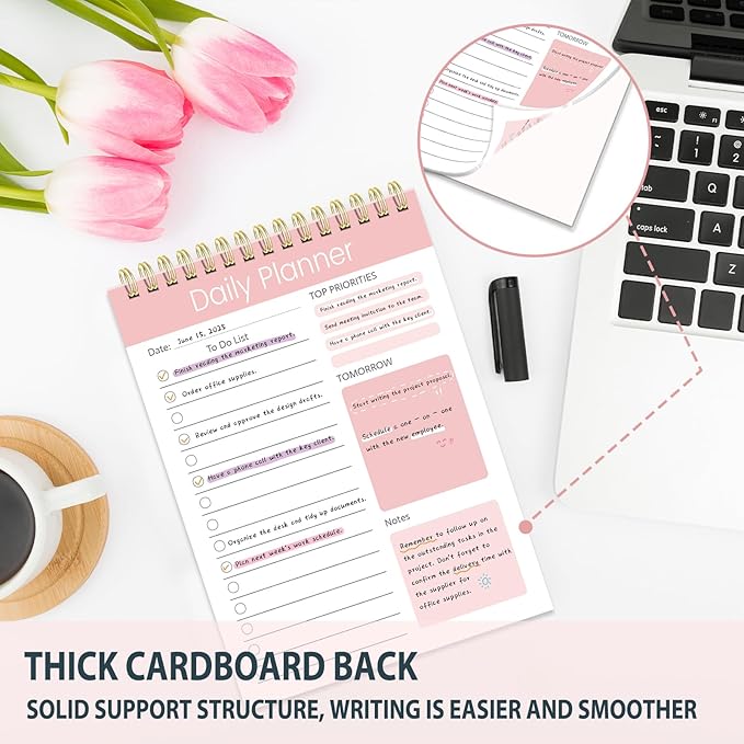 Tlenpo To Do List Notepad, 60 Sheets, Productivity Planner - Image 7