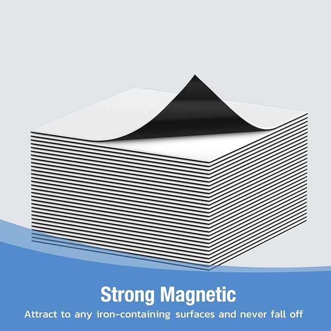 HOMiDEK Reusable Magnetic Sticky Notes, Dry Erase Magnets Magnetic Labels - Image 2