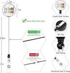 ID Badge Holder with Lanyard, Retractable Badge Holders Reels, Breakaway - Image 6