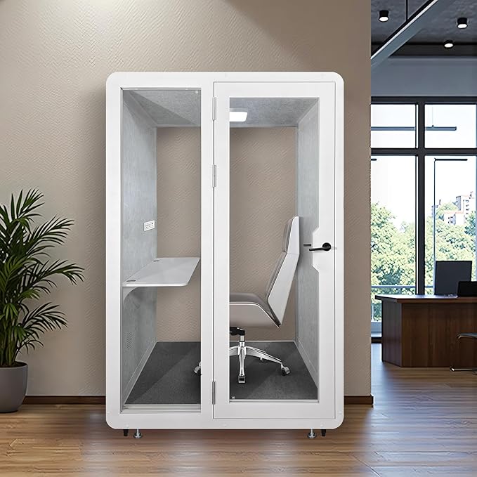 Soundproof Office Pod Booth, Quiet Meeting Pod by Unknown