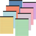 Fuutreo 8 Pcs 8.5'' x 11'' Colored Legal Pad Writing Pads Narrow Ruled 50 by Fuutreo