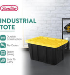 Sterilite 12-Pack Industrial Tote, Plastic Storage Container Bins - Image 3