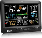 Weather Station Indoor Outdoor Thermometer Wireless, Home Atomic Clock by UUNNI