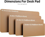 YSAGi Leather Desk Protector, Office Mat, Large Mouse Pad, Non-Slip PU Leather - Image 8