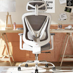 holludle ergonomic mesh office chair, v back desk, main product view