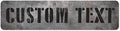 Custom Sign, Custom Street Sign, 11 Font Colors, 13 Font Styles, 4 Hole Options by MySignCenter