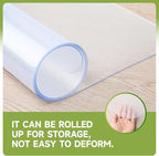 SOONAN Chair Mat for Hardwood Floor, 0.08" Thickness Heavy Duty Computer&Desk - Image 8