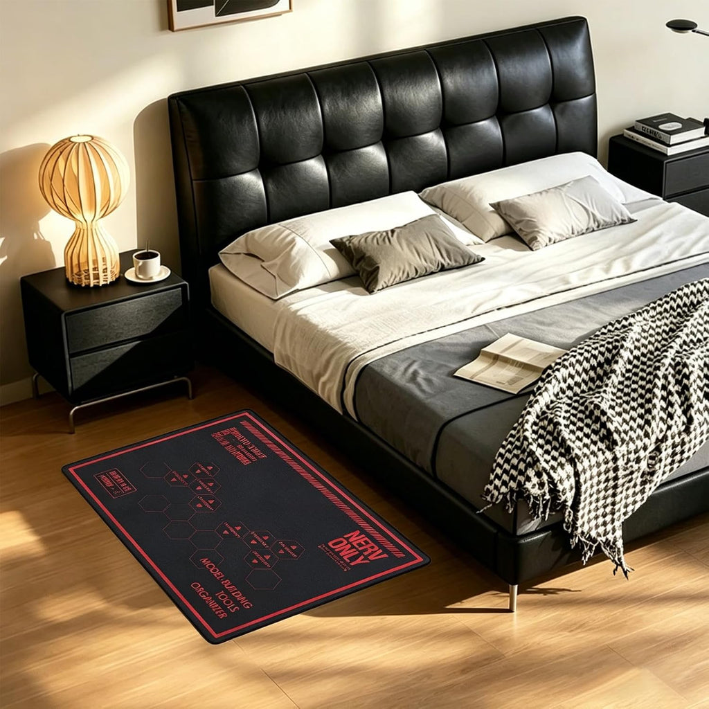 Floor Mat for Office Chair - Office Chair Mat - Chair Mat for Hardwood Floor - Neon Genesis Evangelion NERV General Affairs Department, Anti-Slip, Easy Clean & Machine Washable (35"×47")