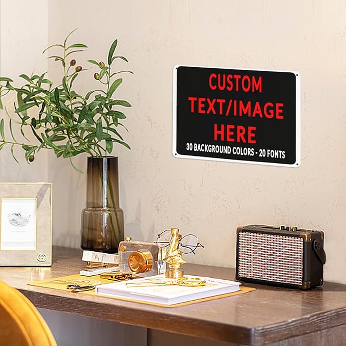 Custom Sign Personalized Custom Metal Sign, Customize - Image 4