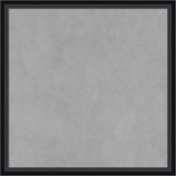 Amanti Art Black Framed Magnetic Board 17x17 Small Vision Board by AmantiArt