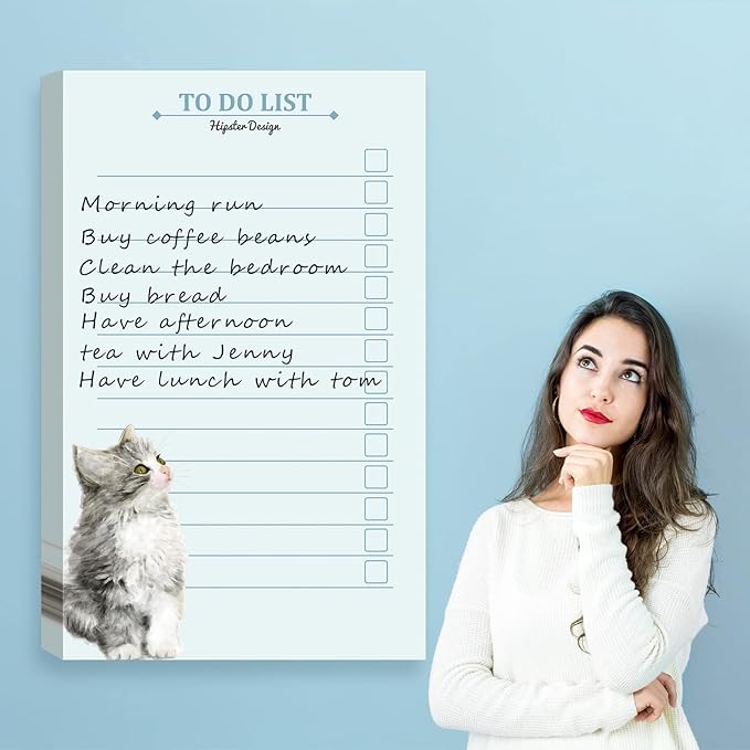 300 Sheets to Do List Notepad Daily Checklist Sticky Notes Cute Undated Memo - Image 6