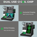 LADSTAG Desk Organizer with Phone Charger, Nightstand Desktop Organizer - Image 5