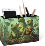 Famame Cute Funny Frog Music Team Pencil Holder by Famame